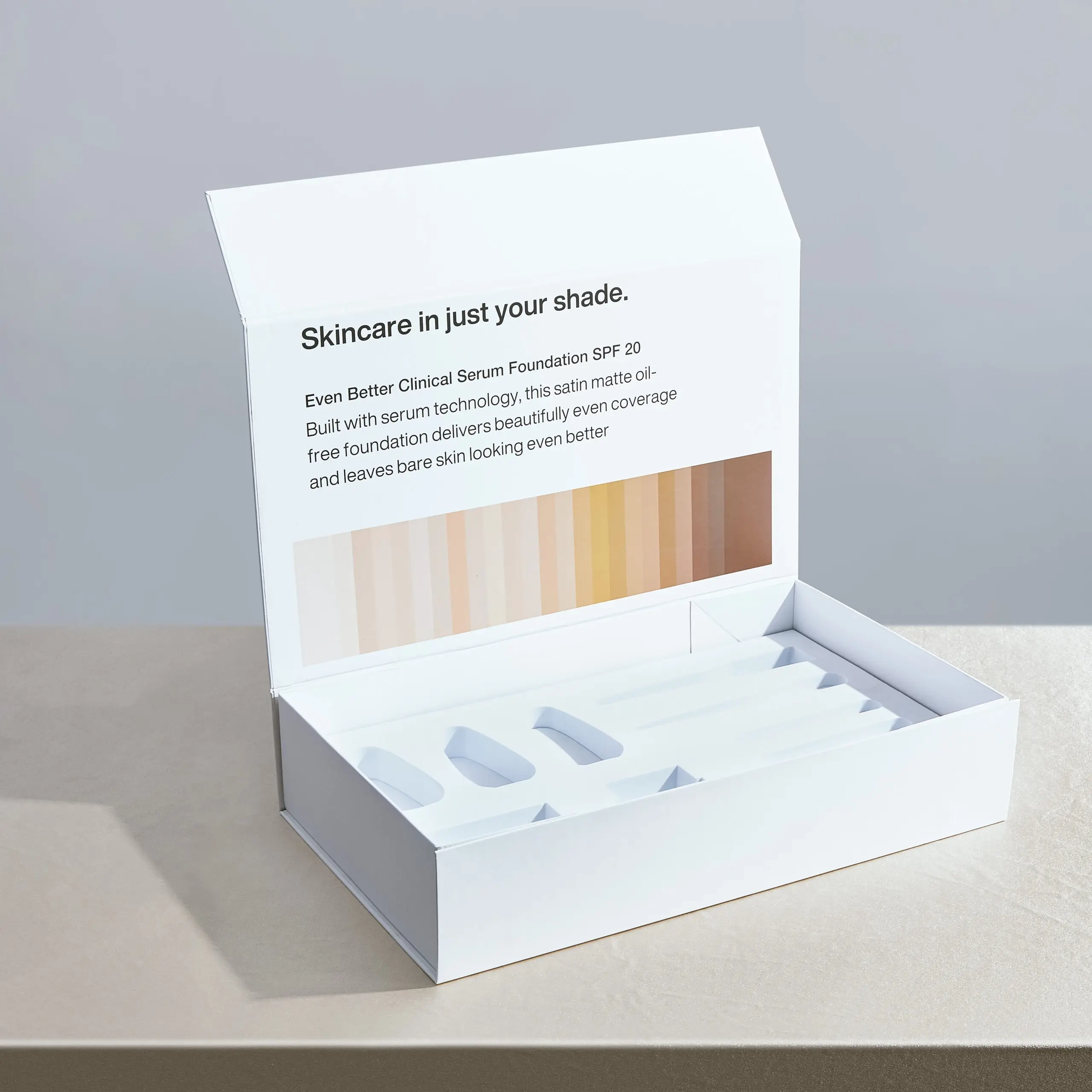 Thumbnail of printed cosmetic packaging with custom color layout
